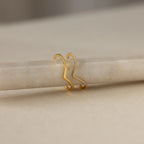 Curve Stacking Set Silver 18K Gold Plated