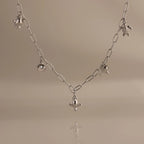 Seaside Charm Necklace Silver 18K Gold Plated