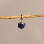 Sapphire Blackberry Charm Silver 18K Gold Plated