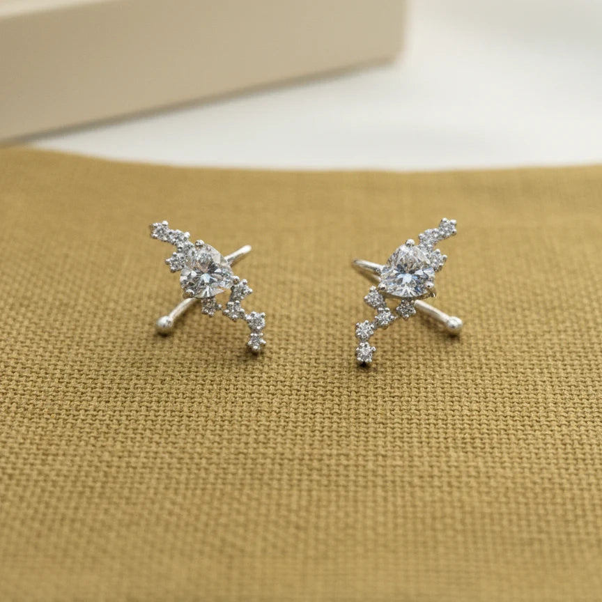 Triangle Diamond Ear Cuffs
