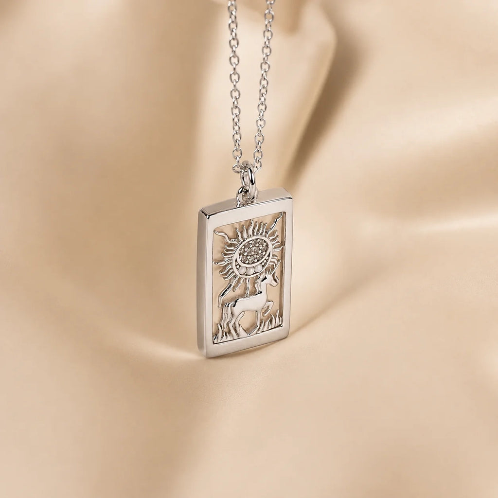 Sun & Moon Tarot Necklace