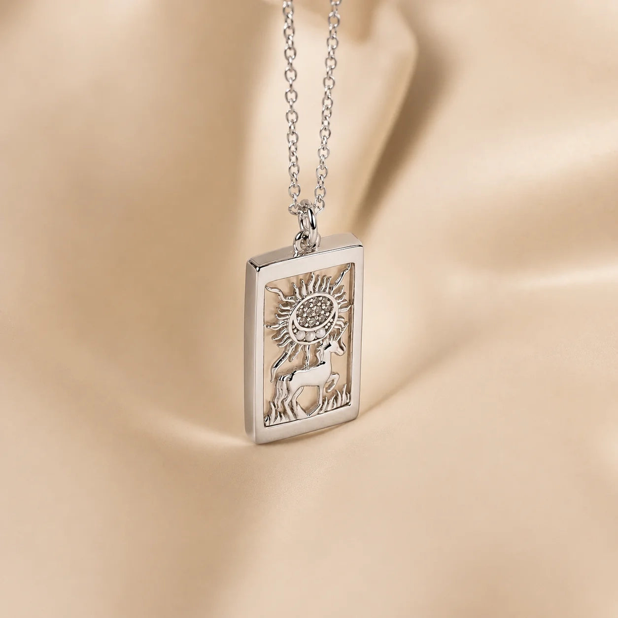 Sun & Moon Tarot Necklace