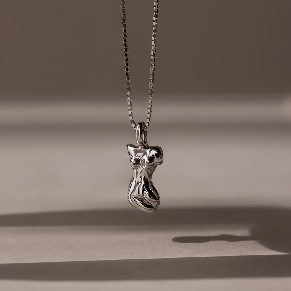 Kinn Body Necklace Silver 18K Gold Plated