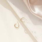 Chloe Hoops Silver 18K Gold Plated