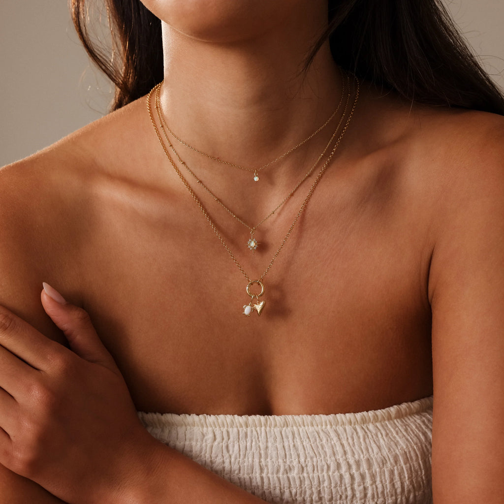 Opal Sea Turtle Charm Silver 18K Gold Plated