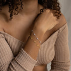 Flower Child Bracelet Silver 18K Gold Plated