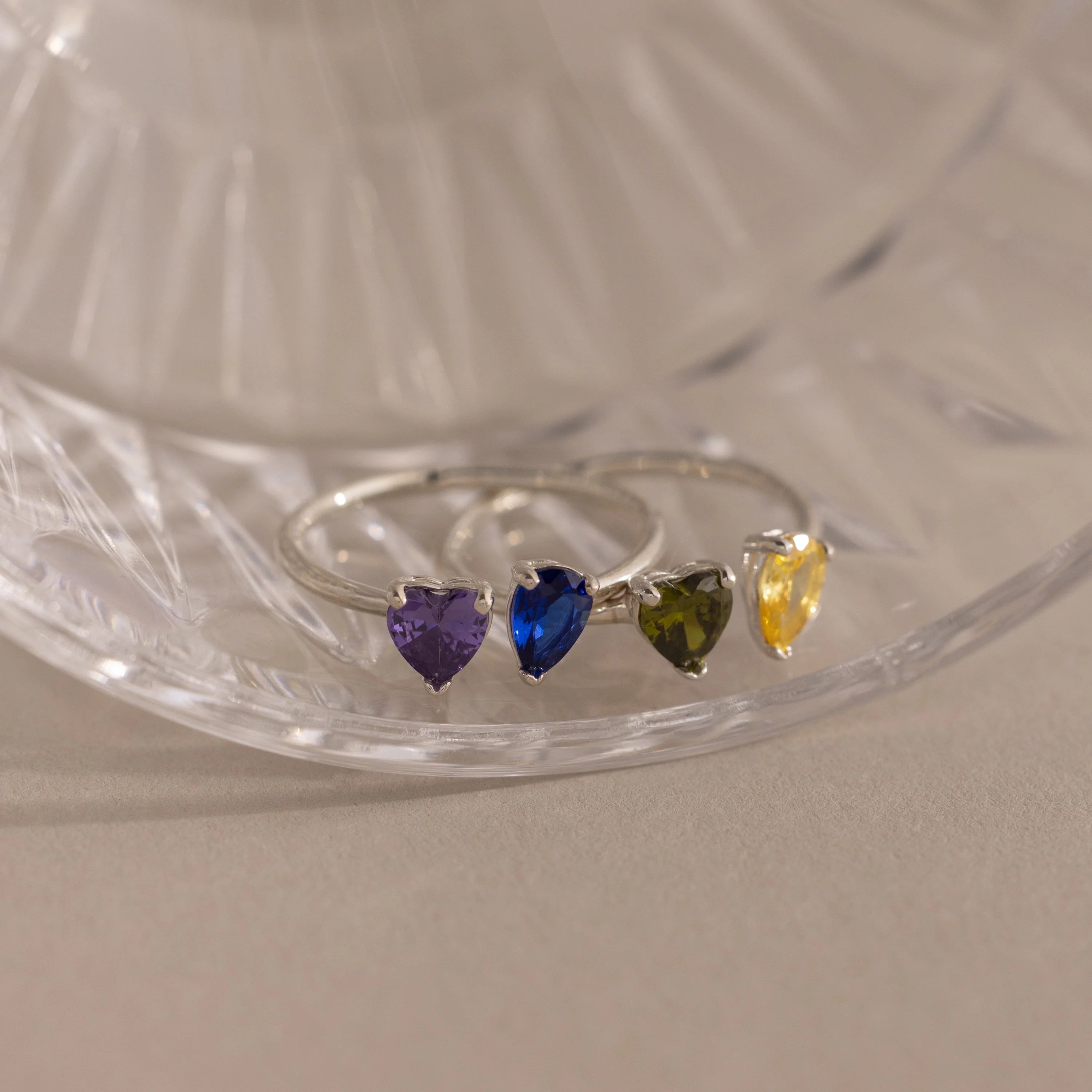Toi et Moi Ring Silver 18K Gold Plated