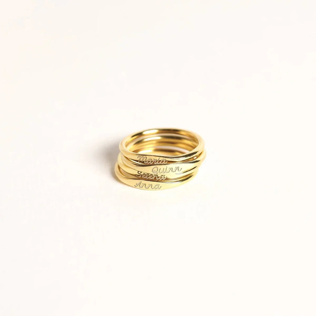Luxe Letter Ring