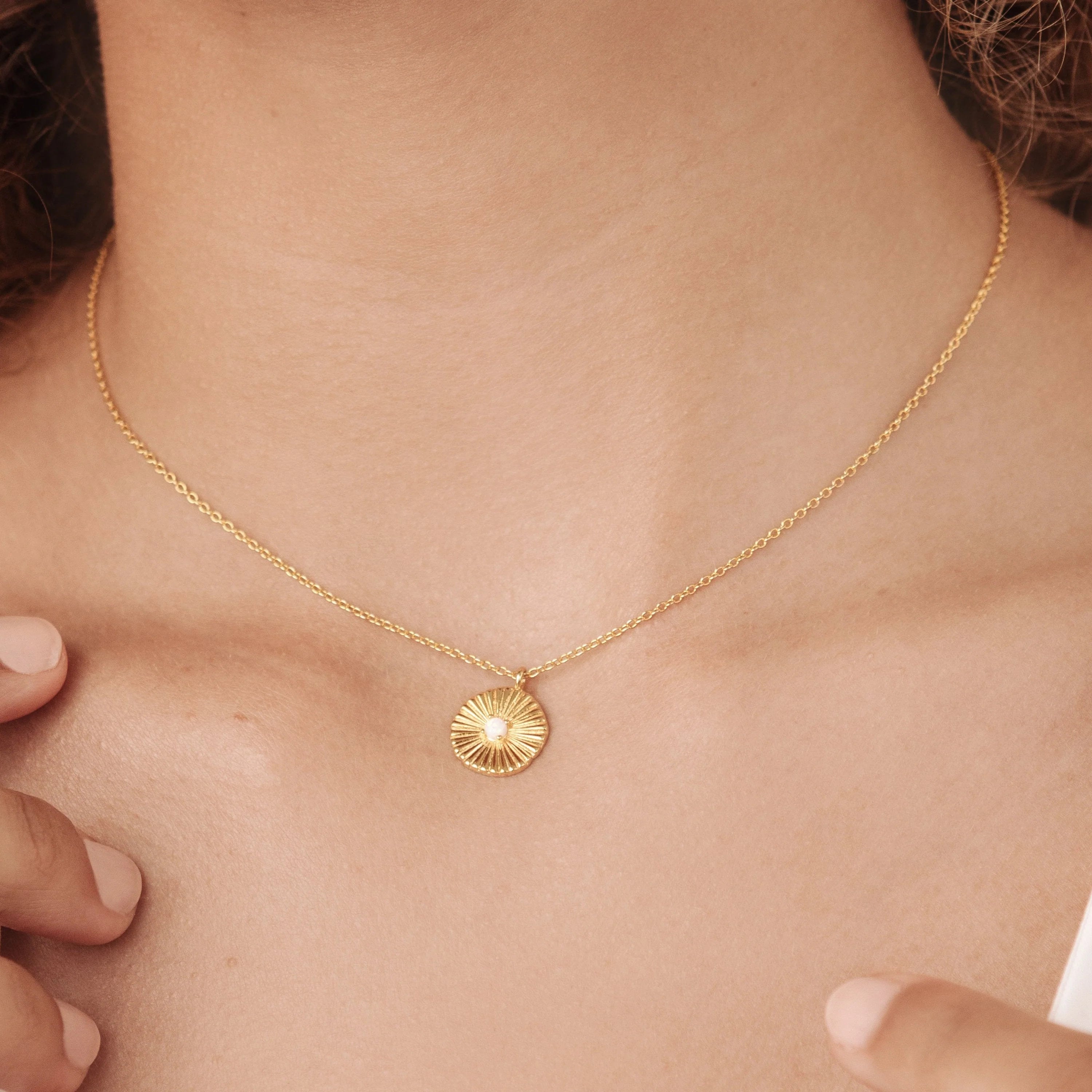 Nova Necklace Silver 18K Gold Plated