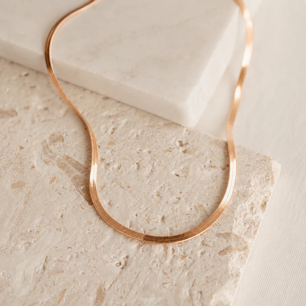 Thick Herringbone Necklace