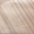 Dainty Layered Body Chain Silver 18K Gold Plated