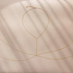 Dainty Layered Body Chain Silver 18K Gold Plated
