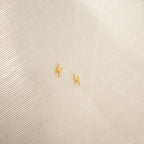 Dainty Bold Stud Earrings Silver 18K Gold Plated