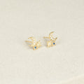 Aeon Studs Silver 18K Gold Plated
