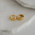 Olivia Hoops Silver 18K Gold Plated