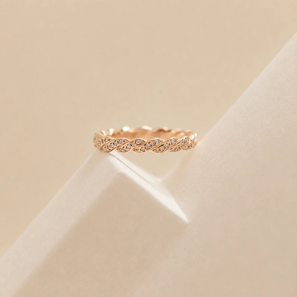 Twist Diamond Ring