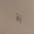Knot Charm Clasp Silver 18K Gold Plated