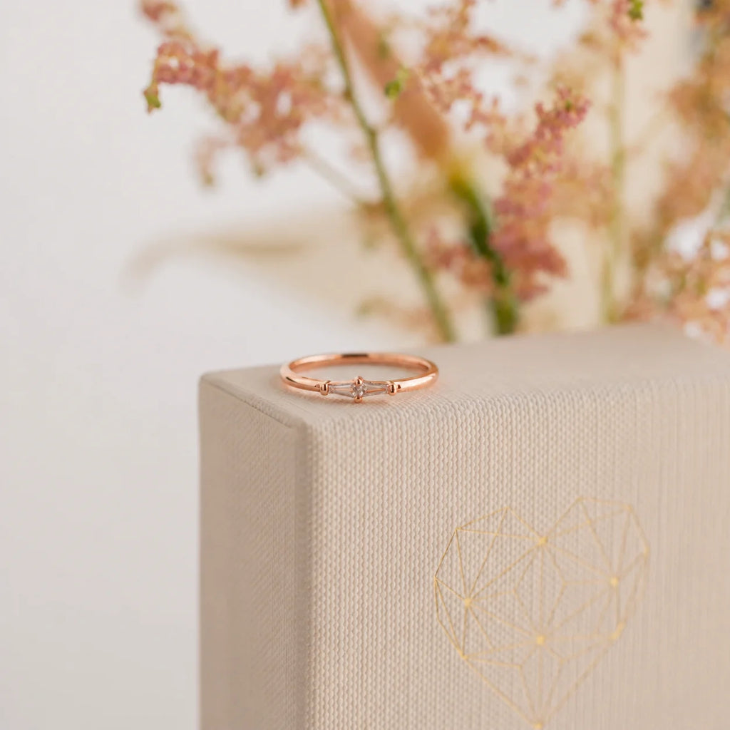 Eleanor Baguette Diamond Ring