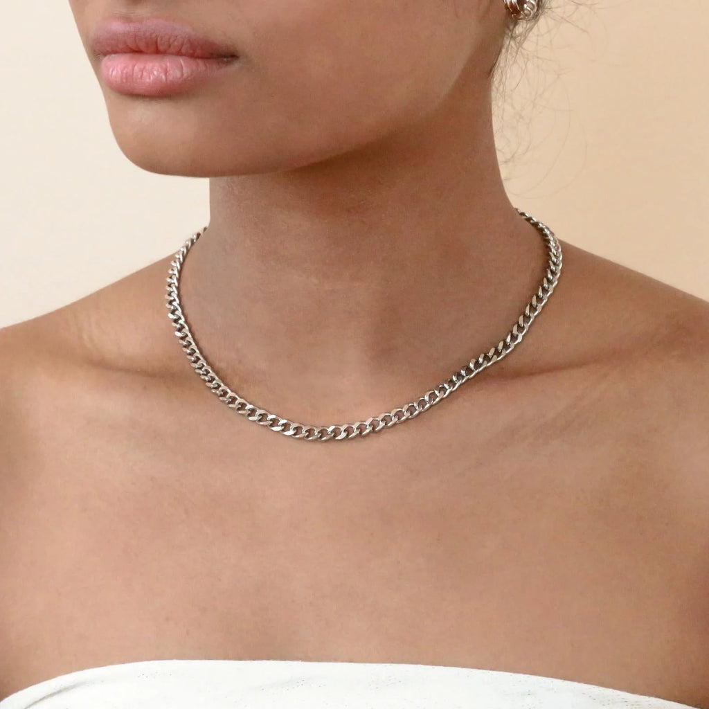 Make a Bold Statement with the Blake Thick Curb Necklace