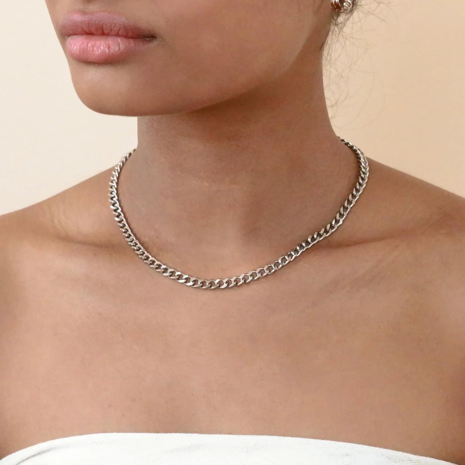 Make a Bold Statement with the Blake Thick Curb Necklace