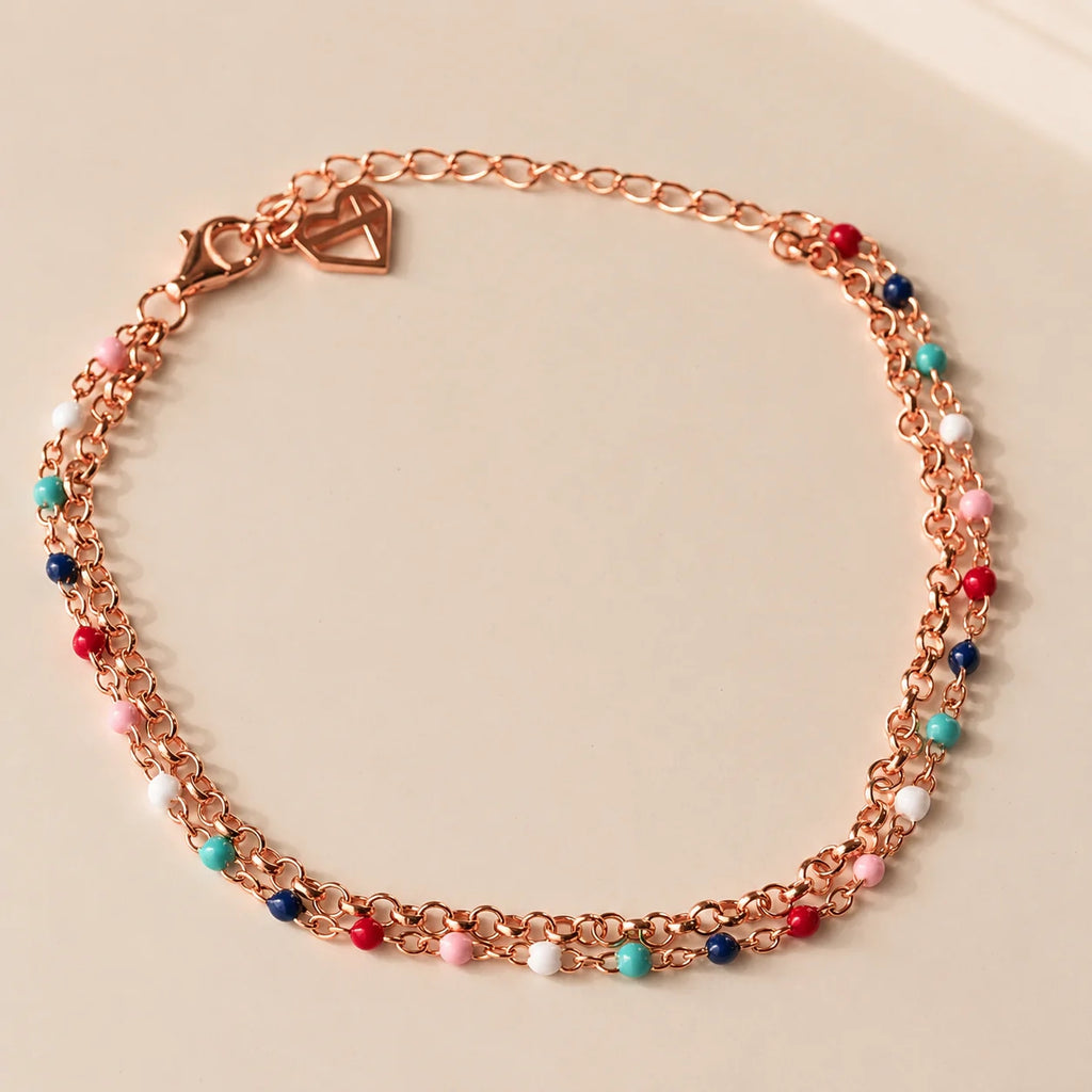 Rainbow Beaded Bracelet