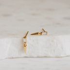 Wren Spike Studs Silver 18K Gold Plated