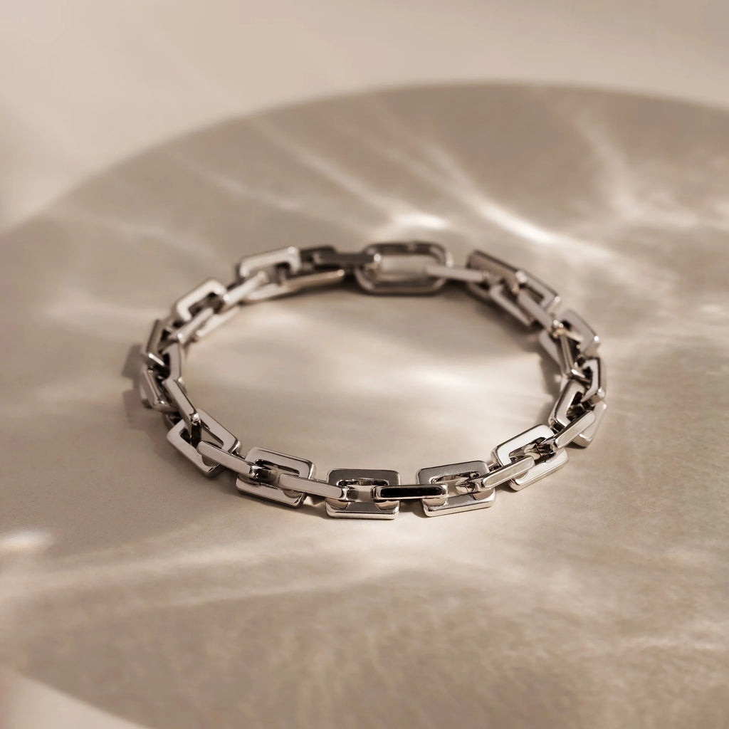 Eternal Link Bracelet Silver 18K Gold Plated