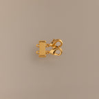 Double Layering Clasp Silver 18K Gold Plated