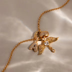 Diamond Bold Pave Dome Spacer Charm Silver 18K Gold Plated