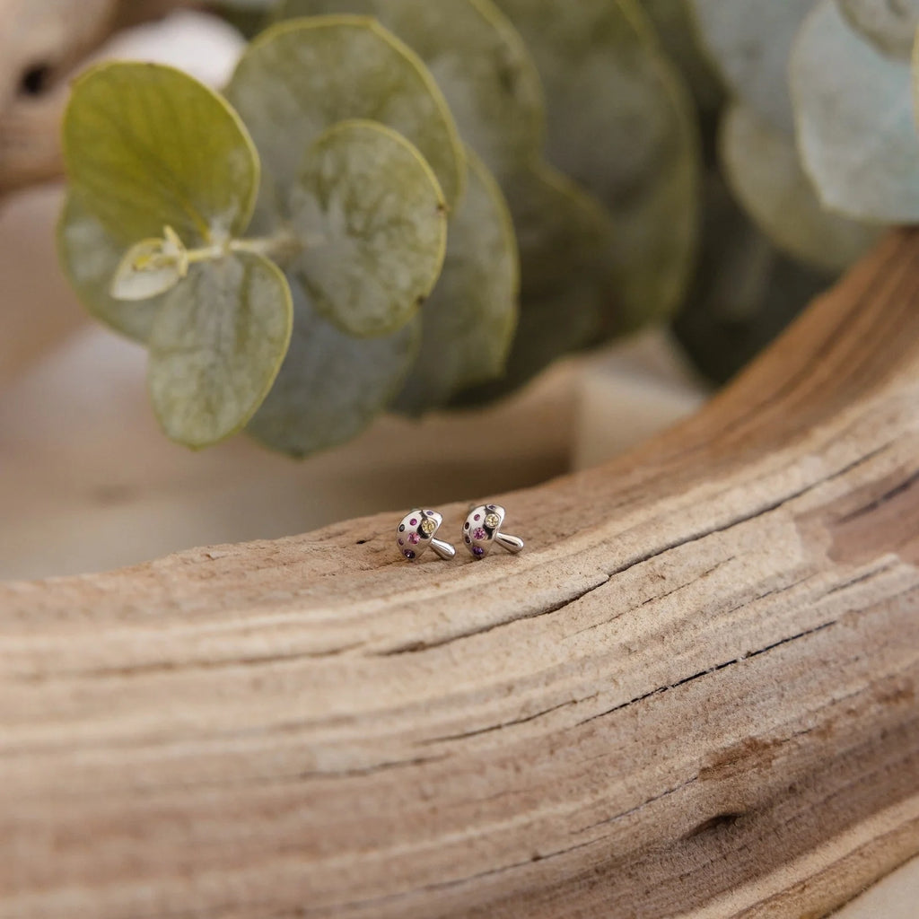 Mushroom Stud Earrings