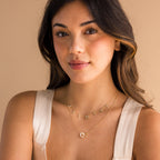 Twisted Pearl Necklace Silver 18K Gold Plated