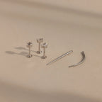 Flat Back Applicator Tool  Silver 18K Gold Plated
