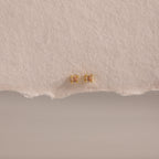 Dainty Birthstone Flatback Studs Silver 18K Gold Plated