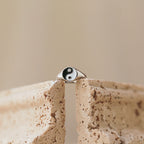 Yin Yang Signet Ring Silver 18K Gold Plated