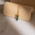 Crystal Quartz Necklaces Silver 18K Gold Plated