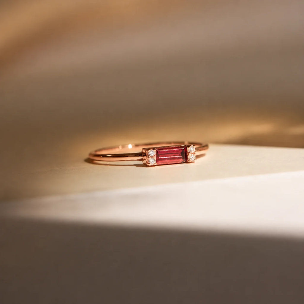 Empire Garnet Ring