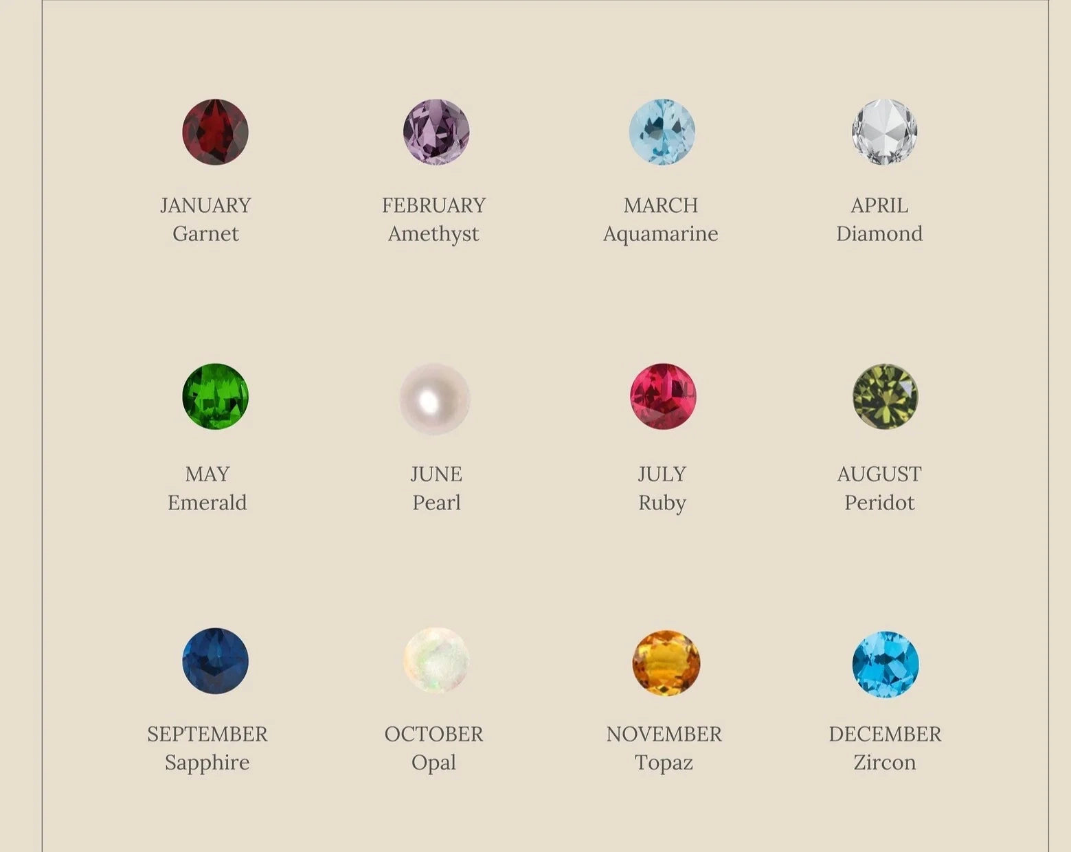 Triple Opal Birthstone Huggies