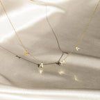 Mama Letter Necklace Silver 18K Gold Plated