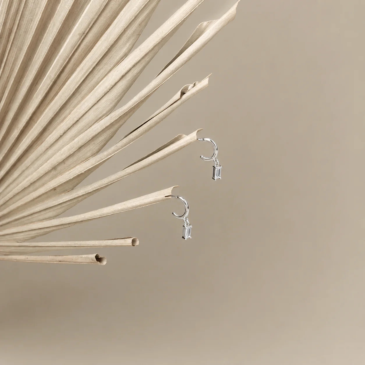 Baguette Glamour Hoops