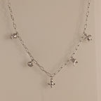 Seaside Charm Necklace Silver 18K Gold Plated