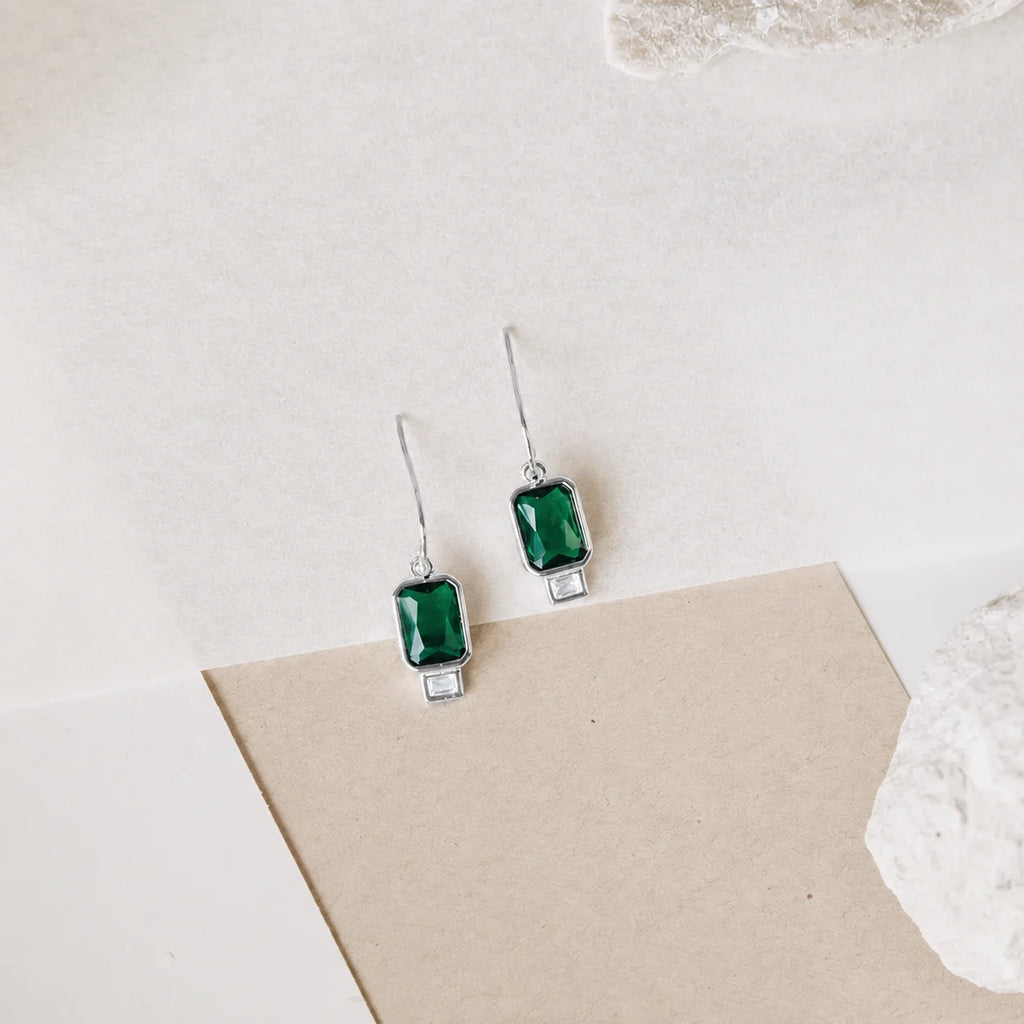 Emerald Drop Earrings