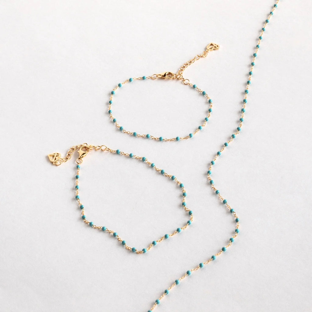 Turquoise Station Necklace