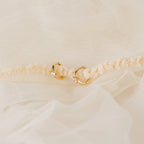Diamond Athena Huggies Silver 18K Gold Plated