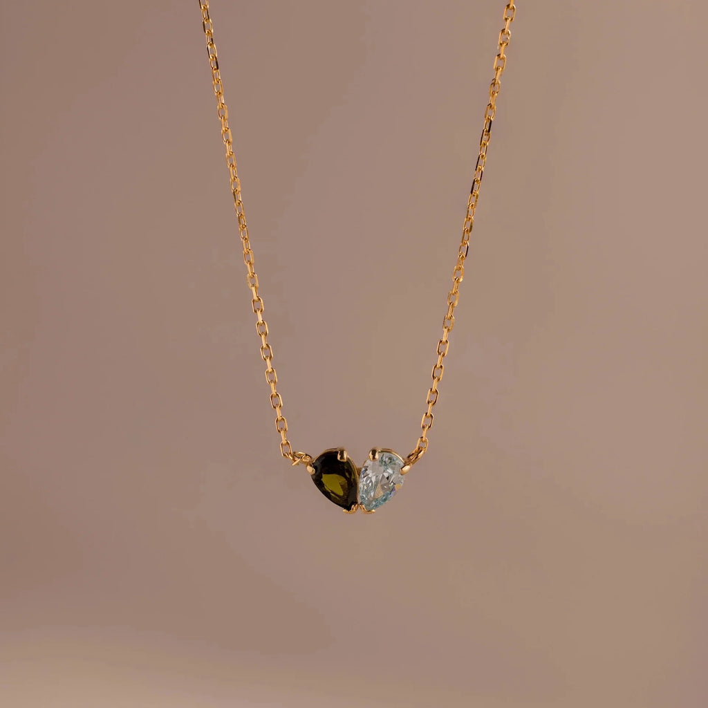 Eternal Duo Heart Necklace
