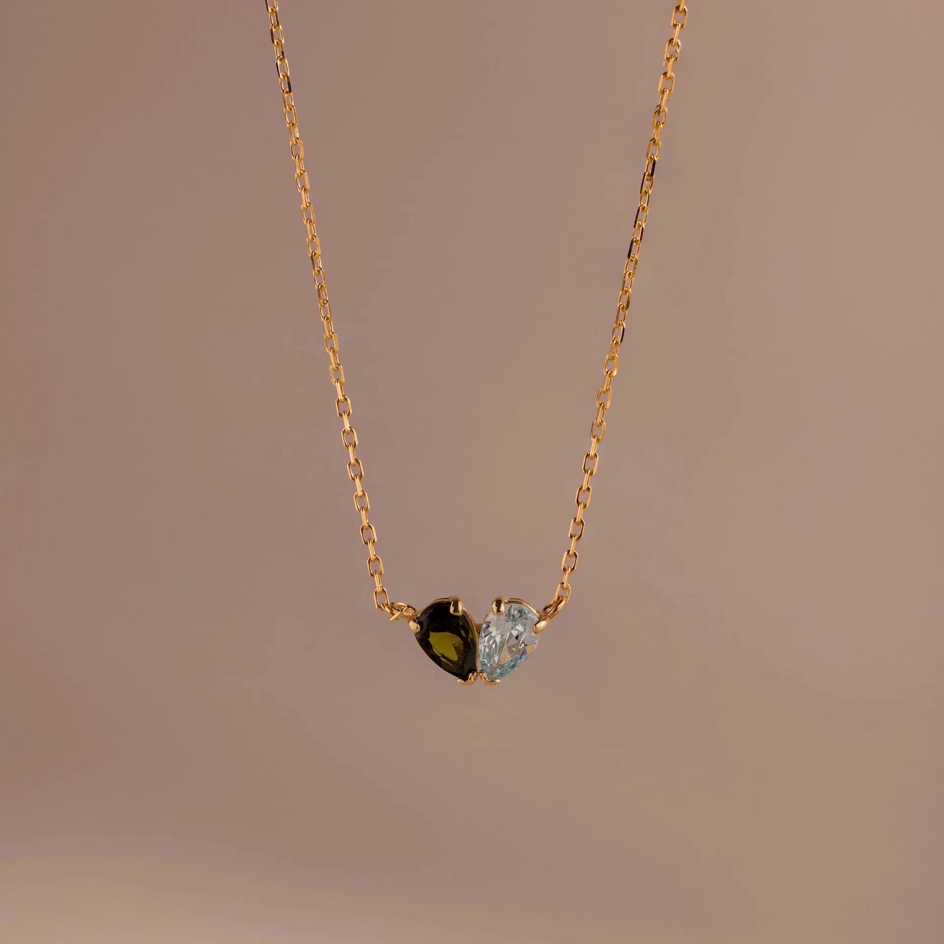 Eternal Duo Heart Necklace