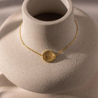 Dainty Fingerprint Bracelet Silver 18K Gold Plated