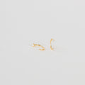 Diamonds Saylor Huggies Silver 18K Gold Plated