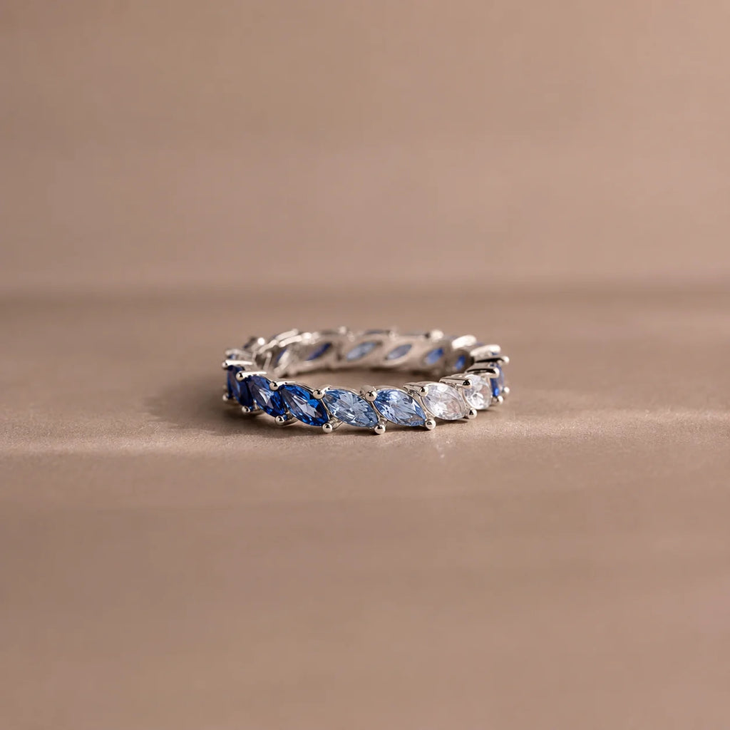 Sea Mist Marquise Ring