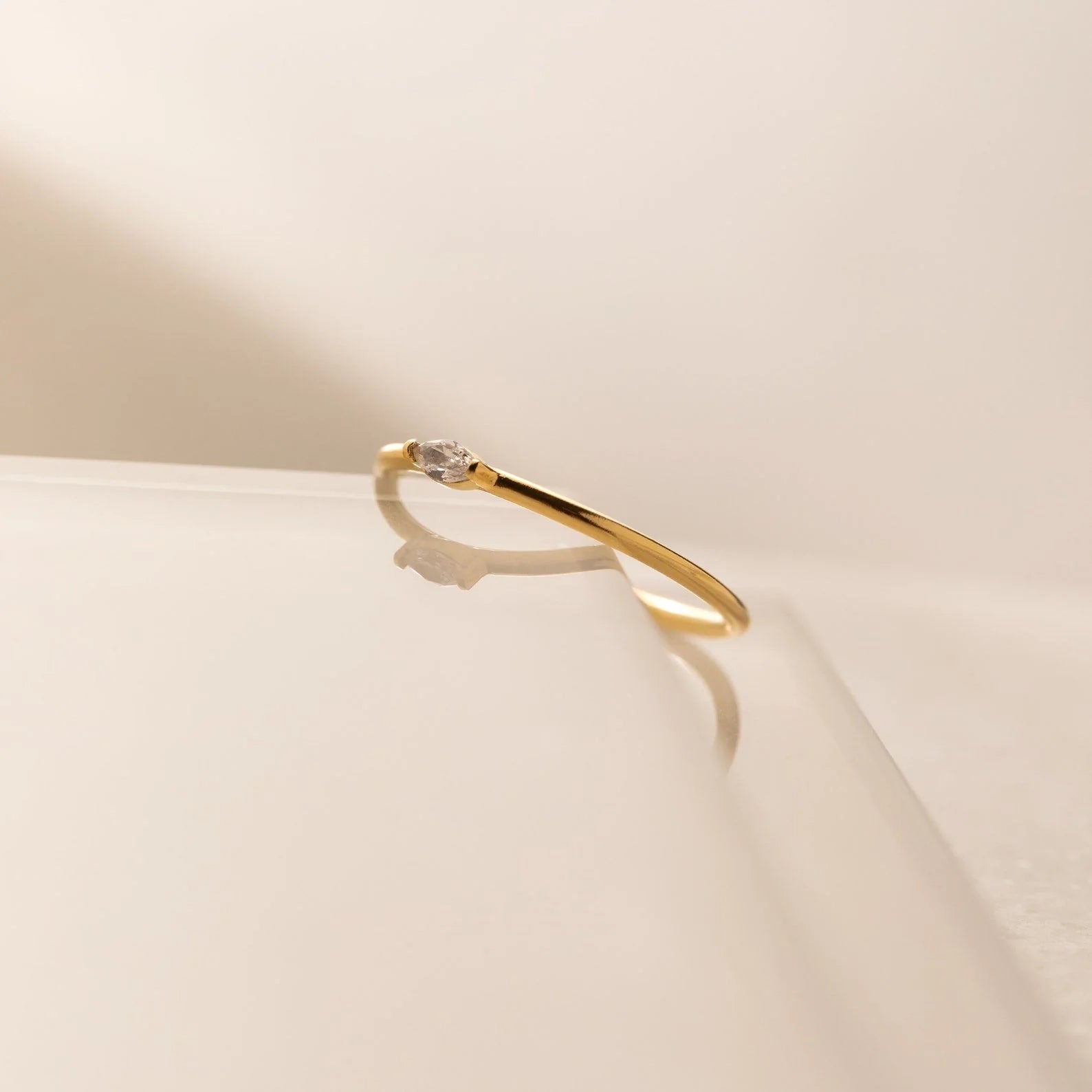 Custom Marquise Birthstone Ring
