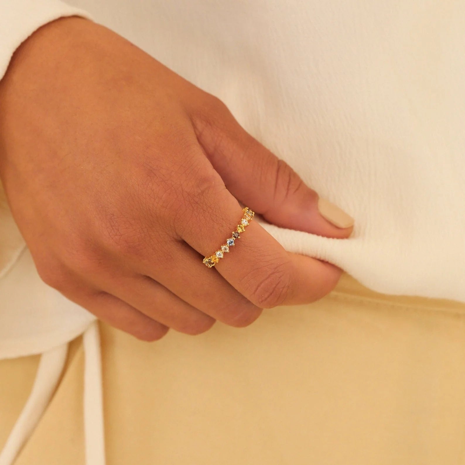 The Rainbow Crystal Ring